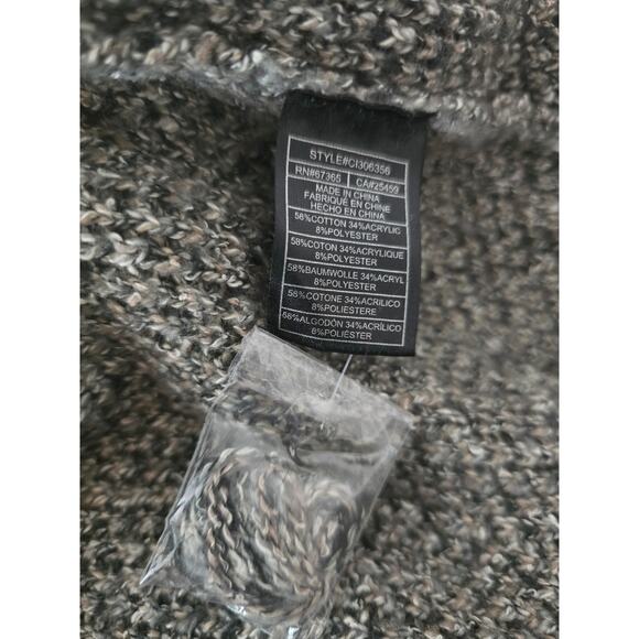 Cashmere and Cupcakes Jacquard Leopard Cardigan Anthropologie Women L - Picture 4 of 4